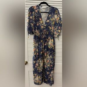 Zimmerman Linen Navy Floral Dress